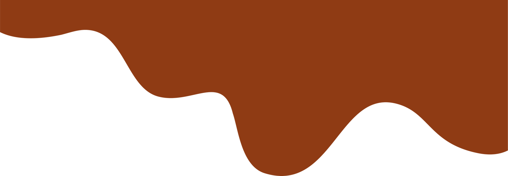 Simple abstract chocolate dripping